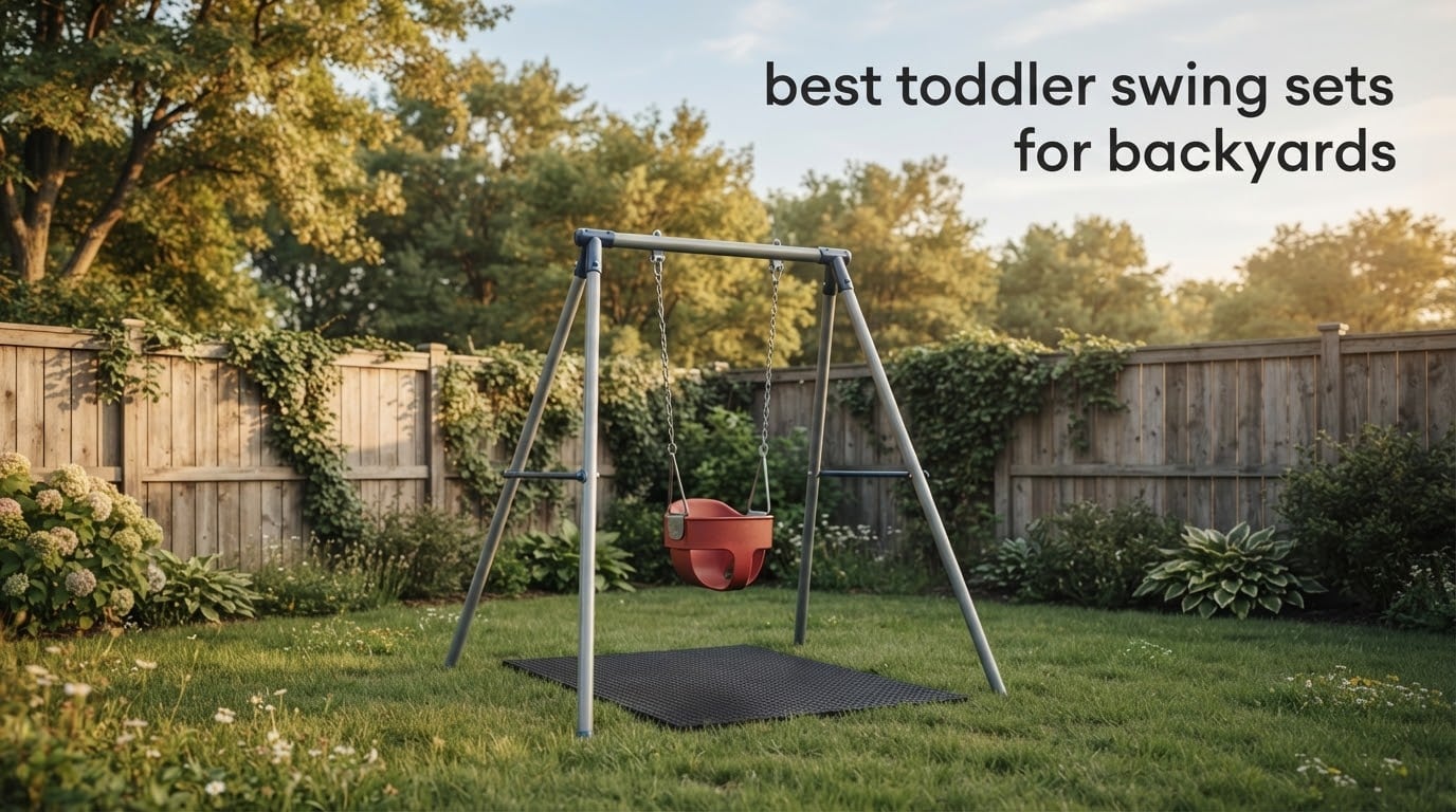 best toddler swing sets for backyards