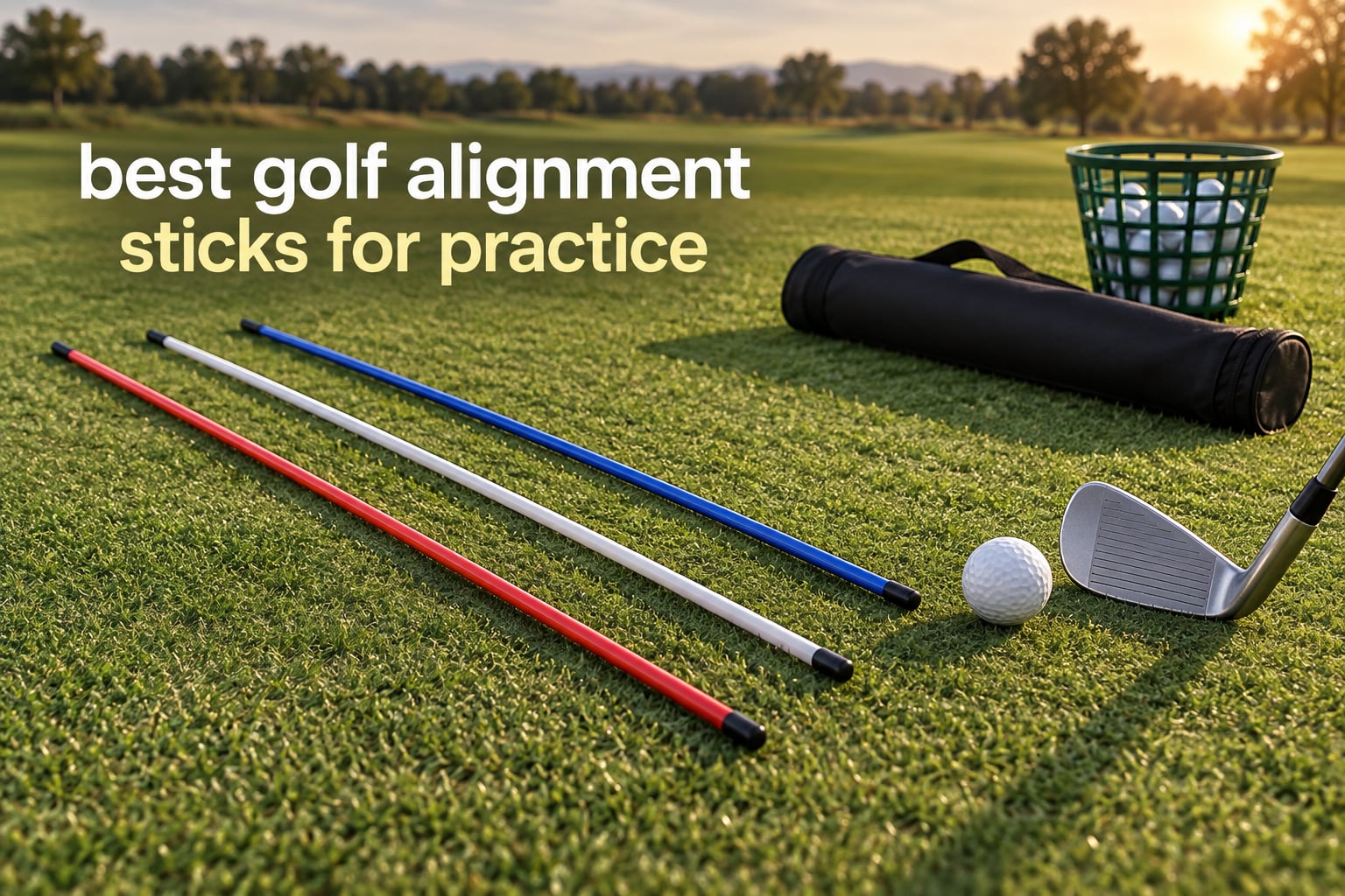 best golf alignment sticks for practice