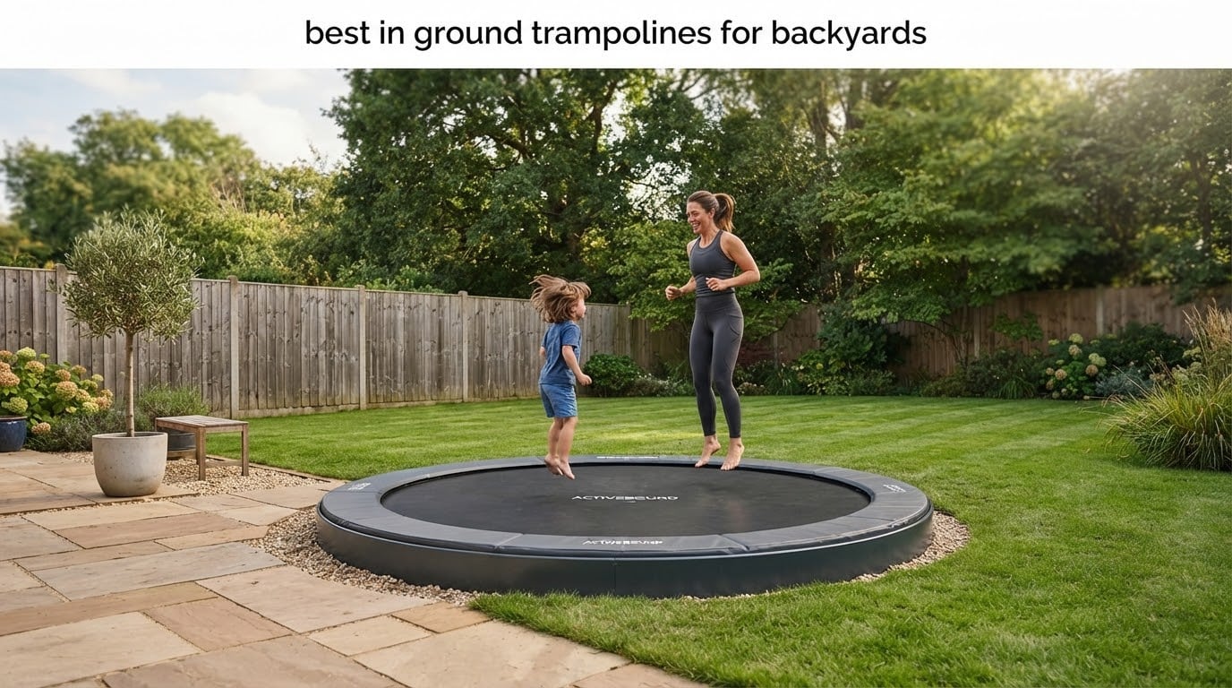 best in ground trampolines for backyards