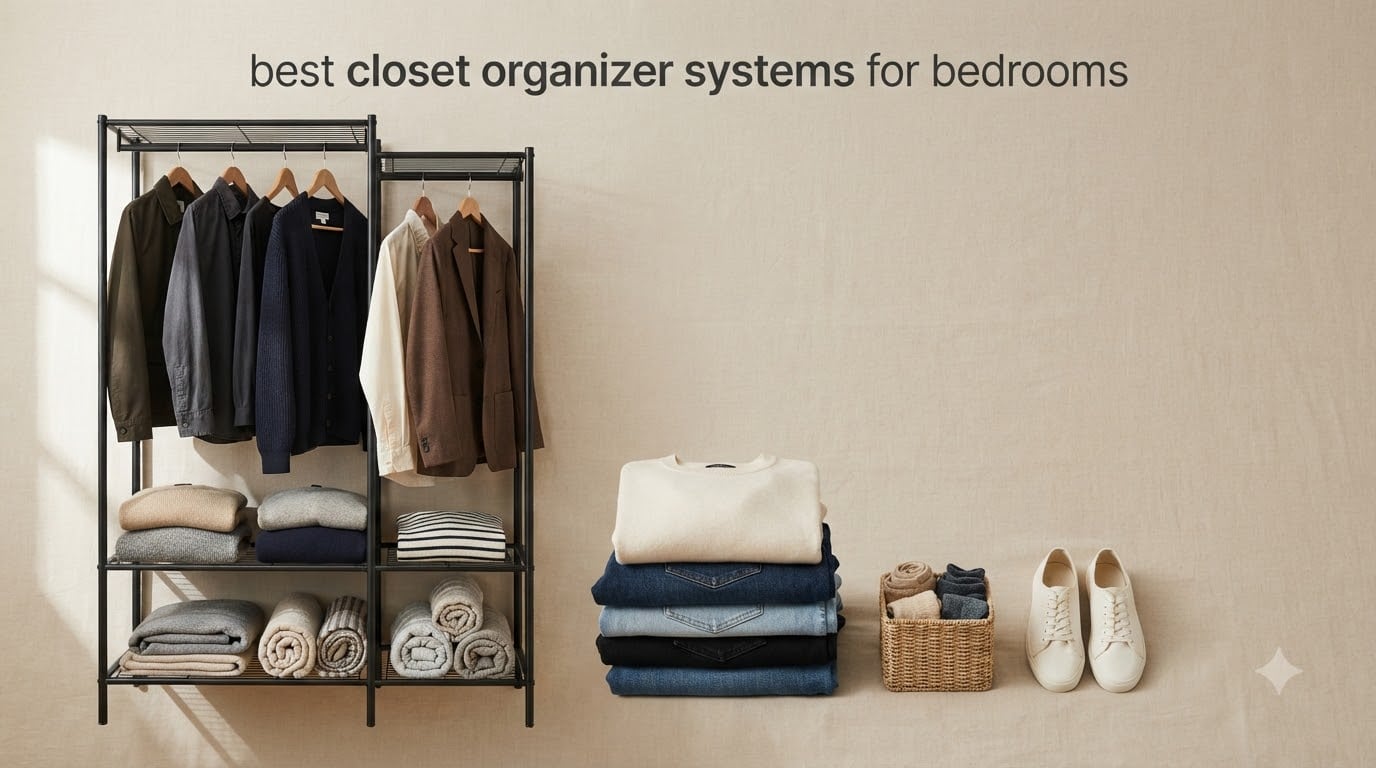 best closet organizer systems for bedrooms