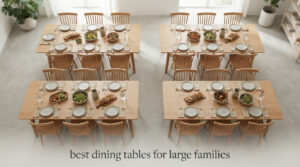 best dining tables for large families