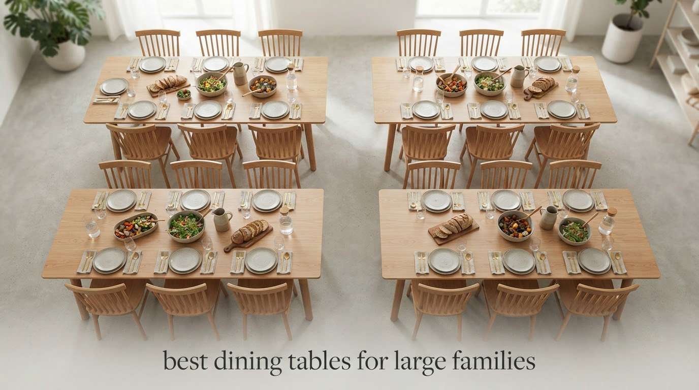 best dining tables for large families