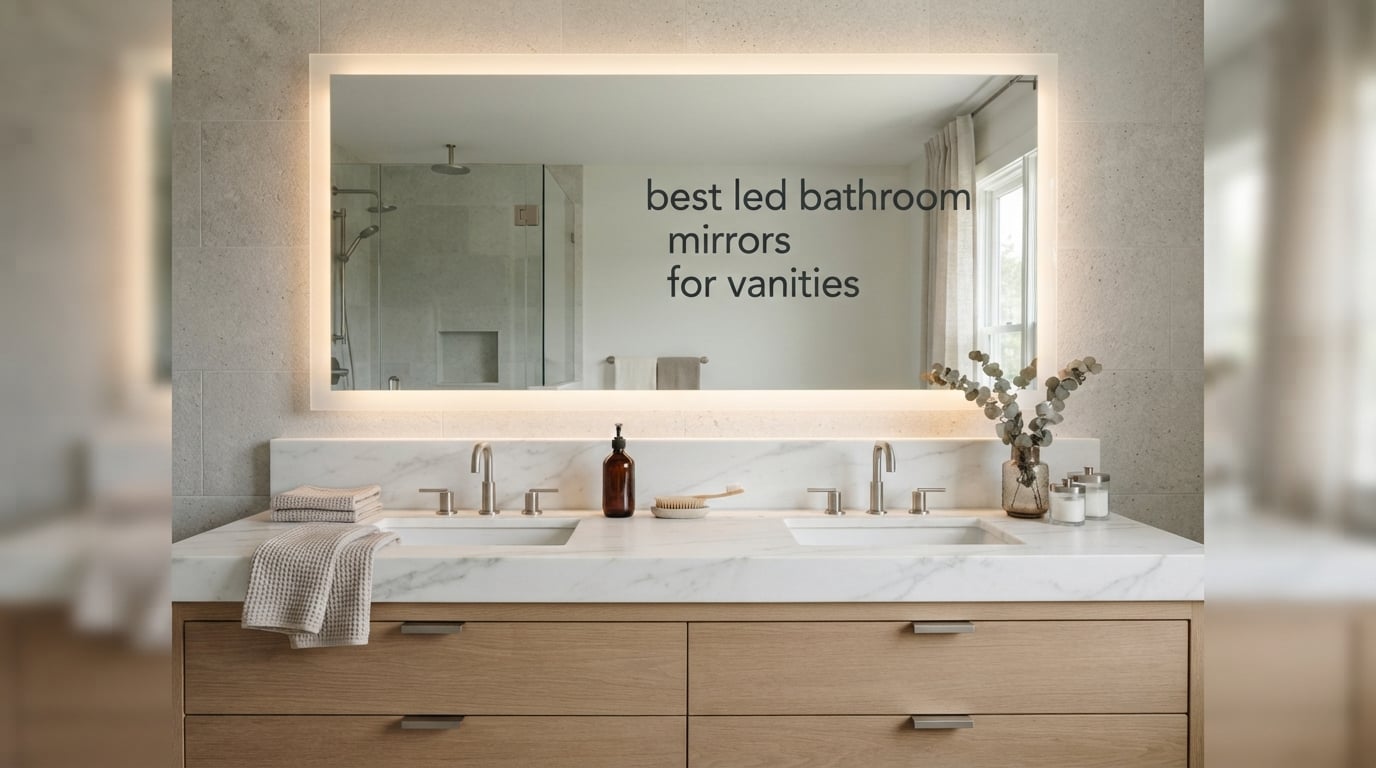 best led bathroom mirrors for vanities