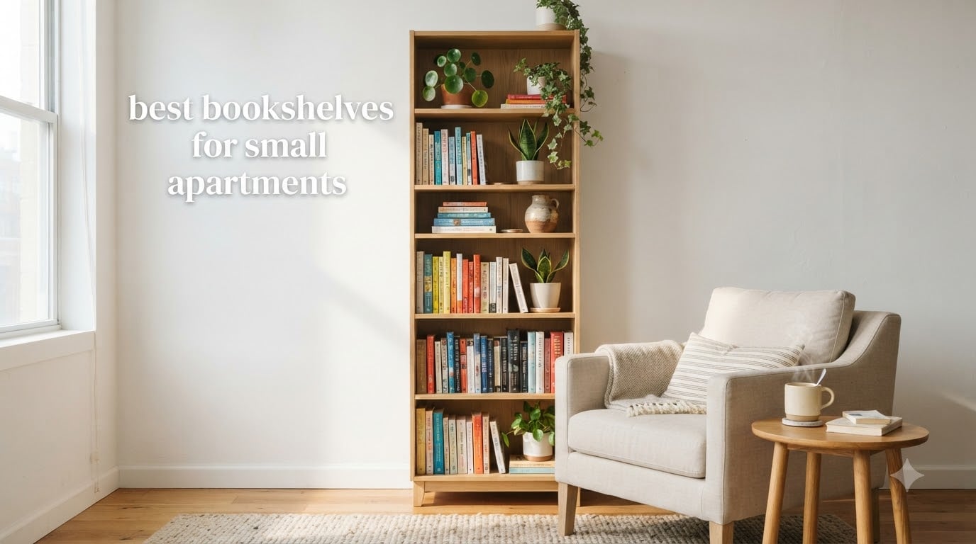 best bookshelves for small apartments