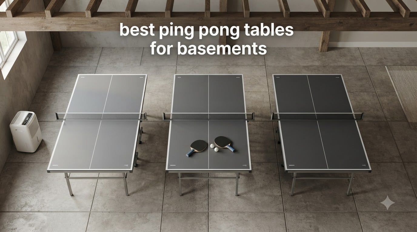 best ping pong tables for basements