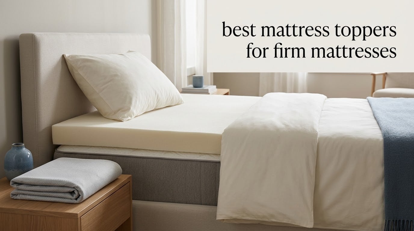 best mattress toppers for firm mattresses
