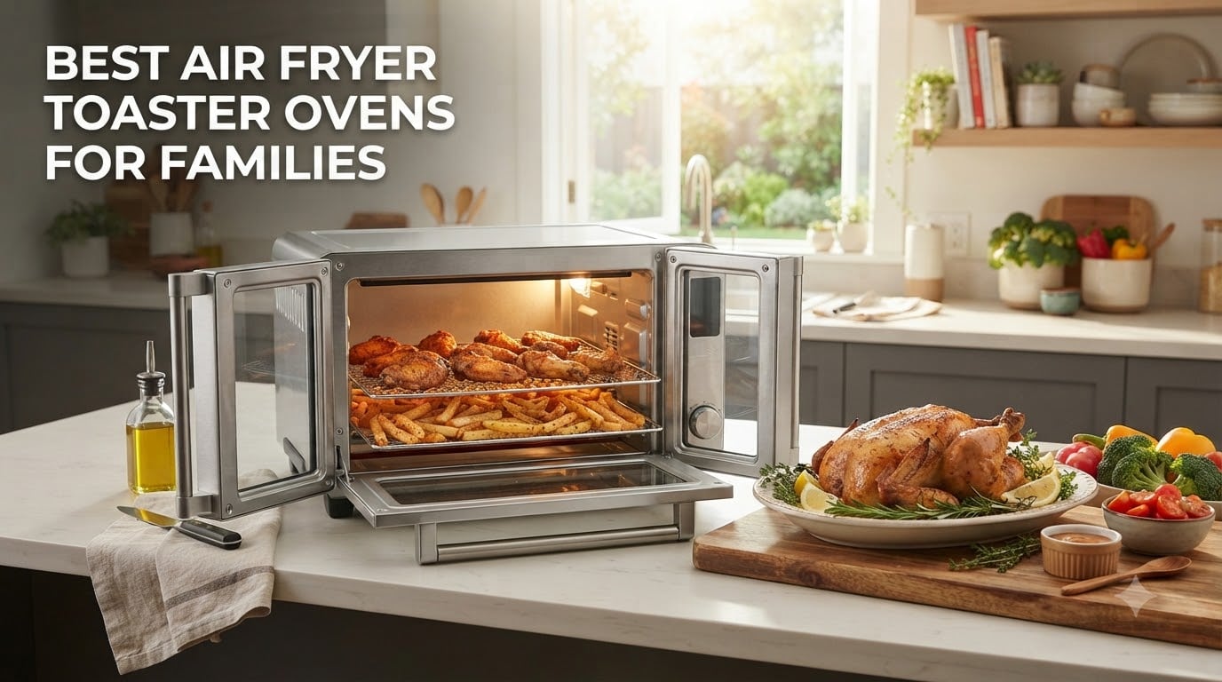 best air fryer toaster ovens for families