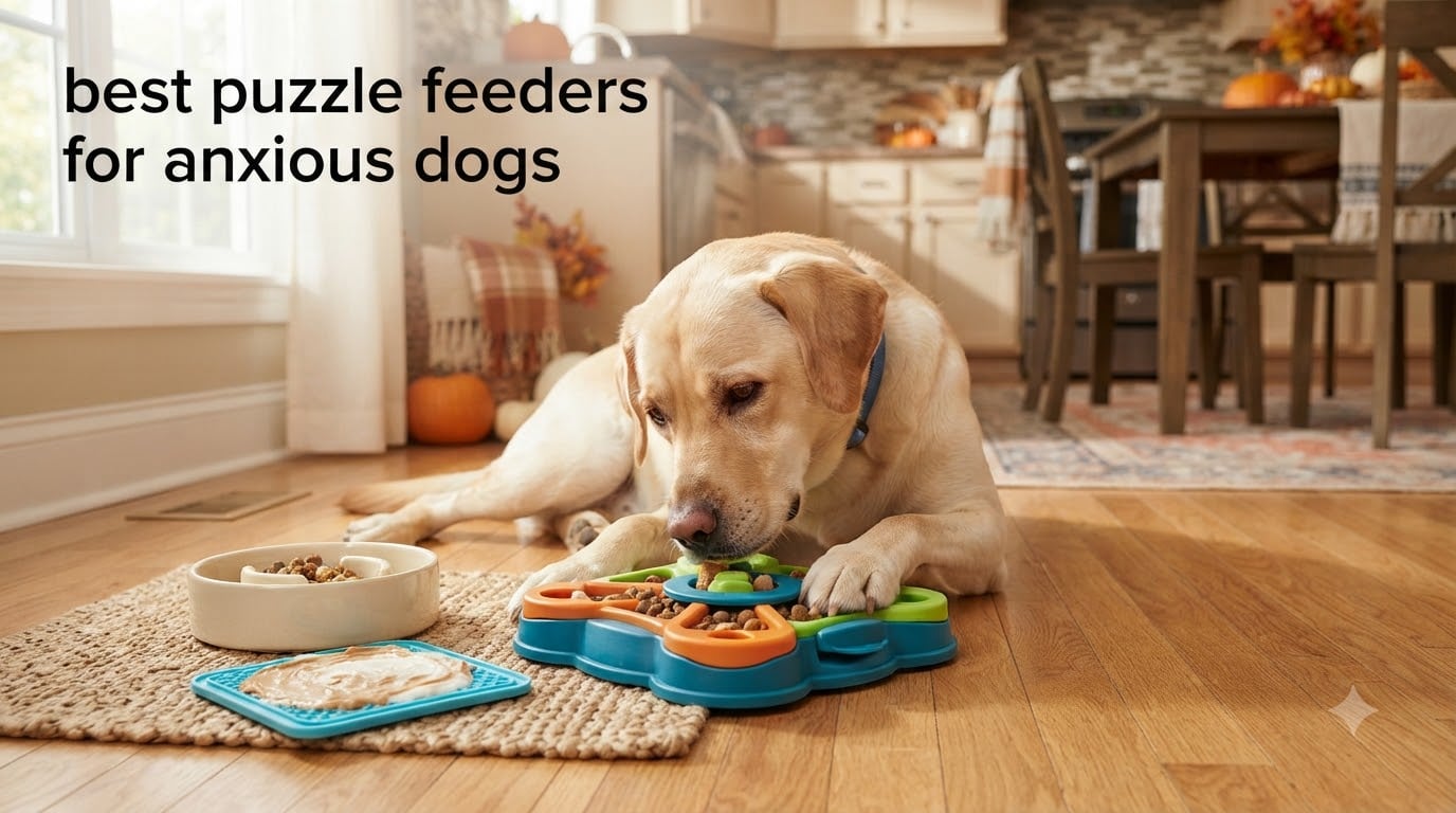 best puzzle feeders for anxious dogs
