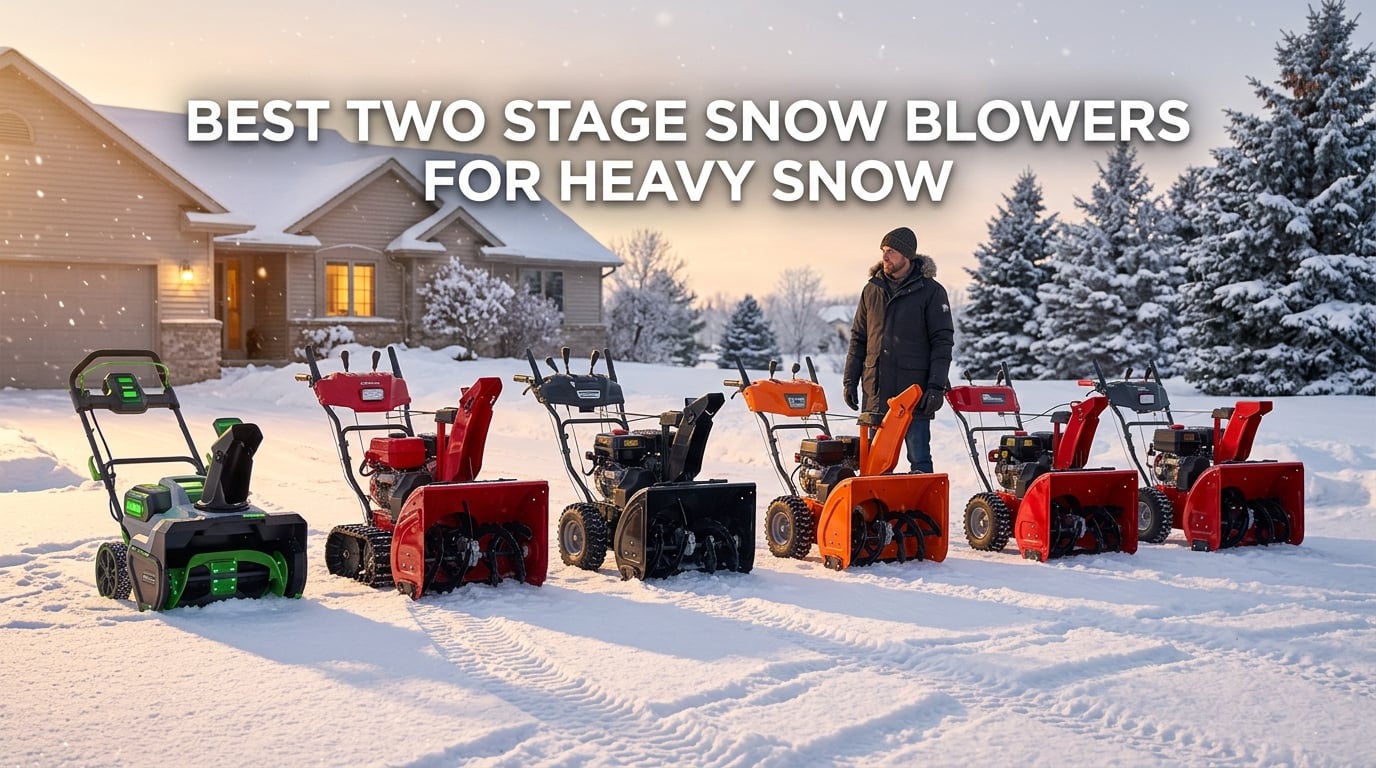 best two stage snow blowers for heavy snow