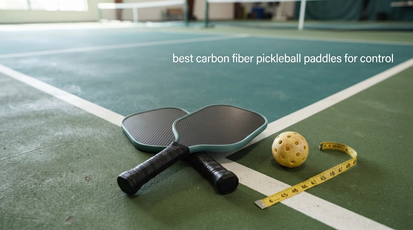 best carbon fiber pickleball paddles for control