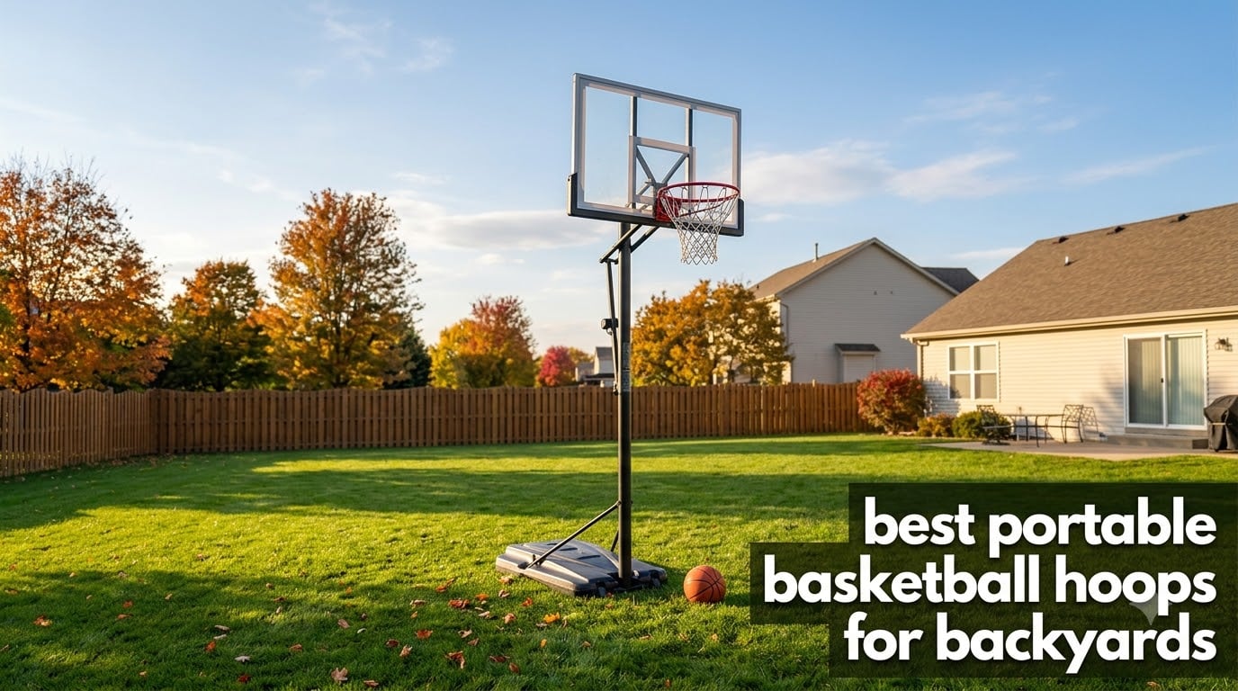 best portable basketball hoops for backyards
