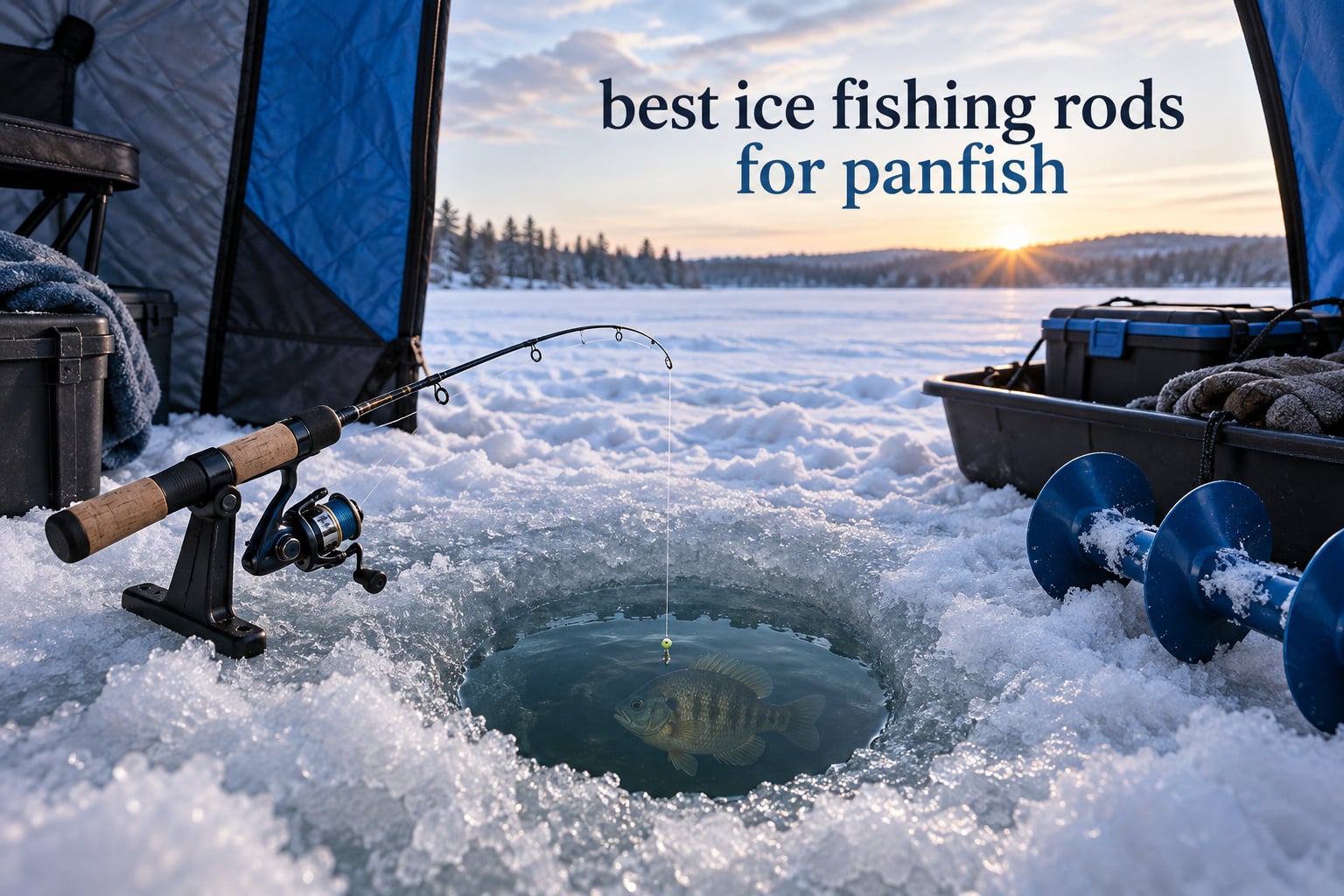 best ice fishing rods for panfish