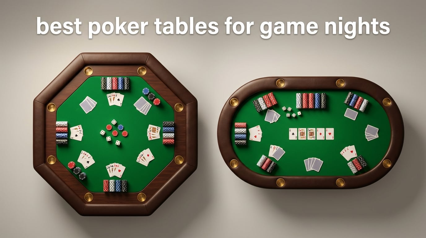 best poker tables for game nights