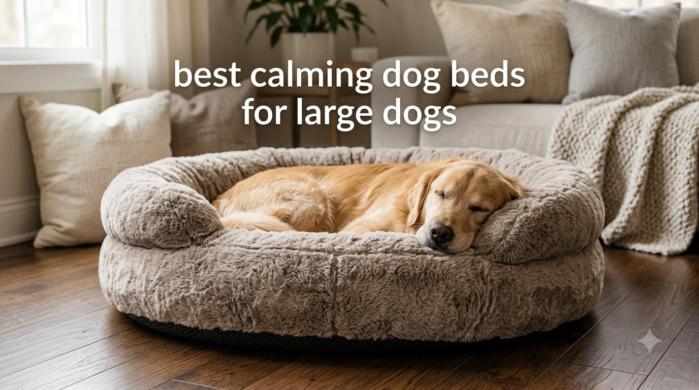 best calming dog beds for large dogs