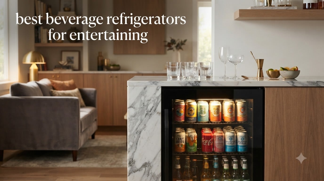 best beverage refrigerators for entertaining