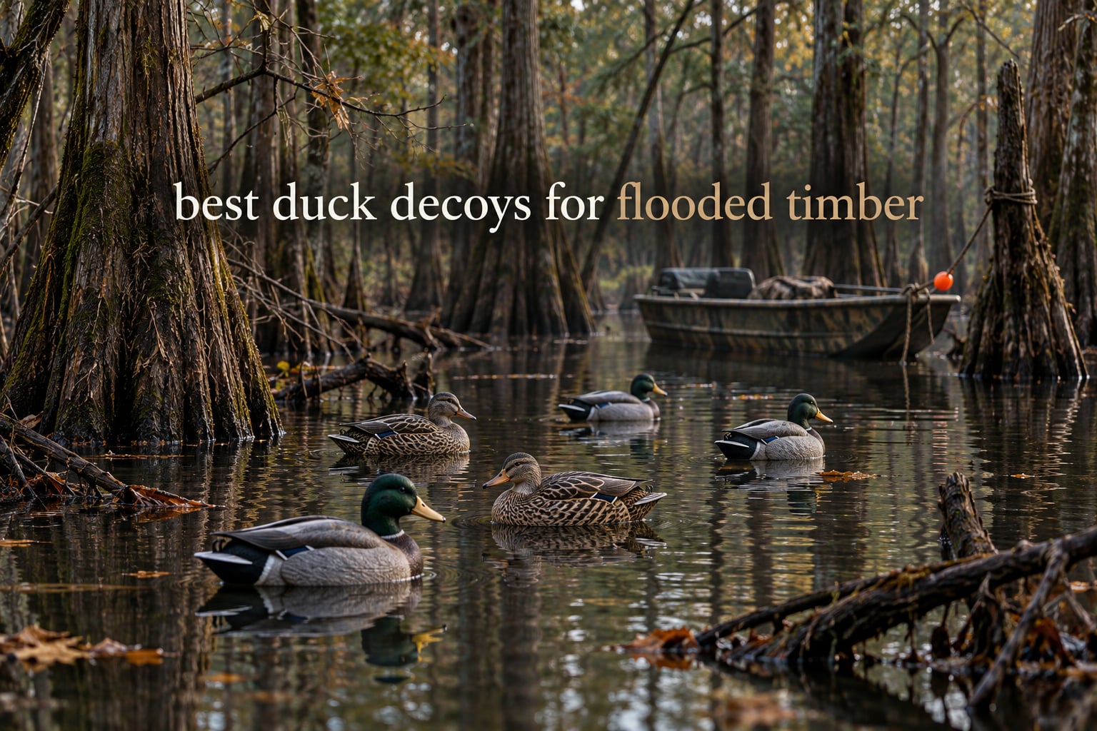 best duck decoys for flooded timber