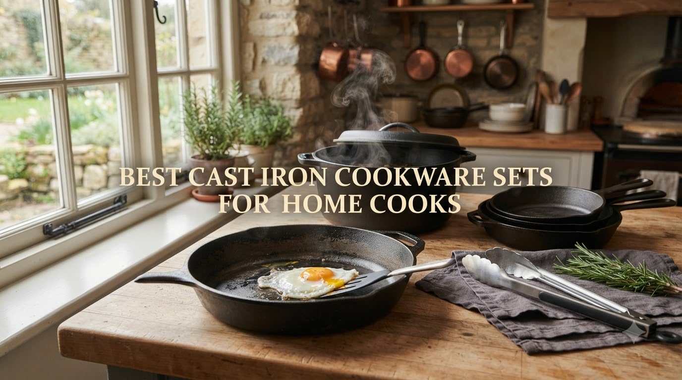best cast iron cookware sets for home cooks