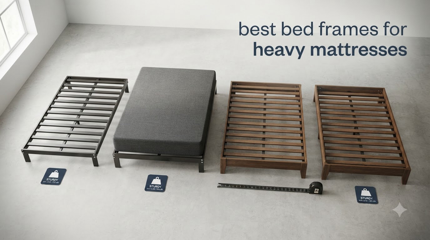 best bed frames for heavy mattresses