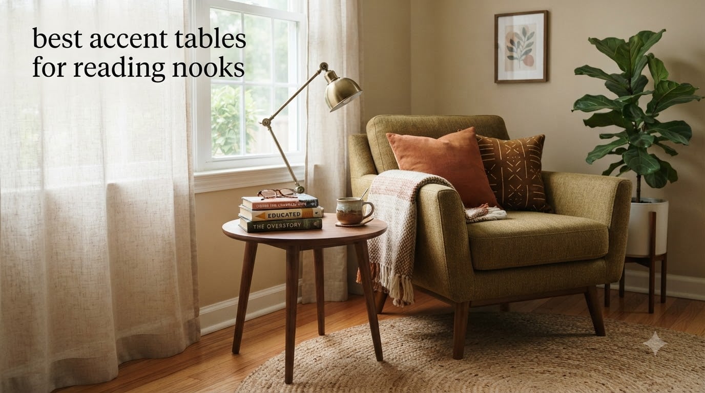 best accent tables for reading nooks