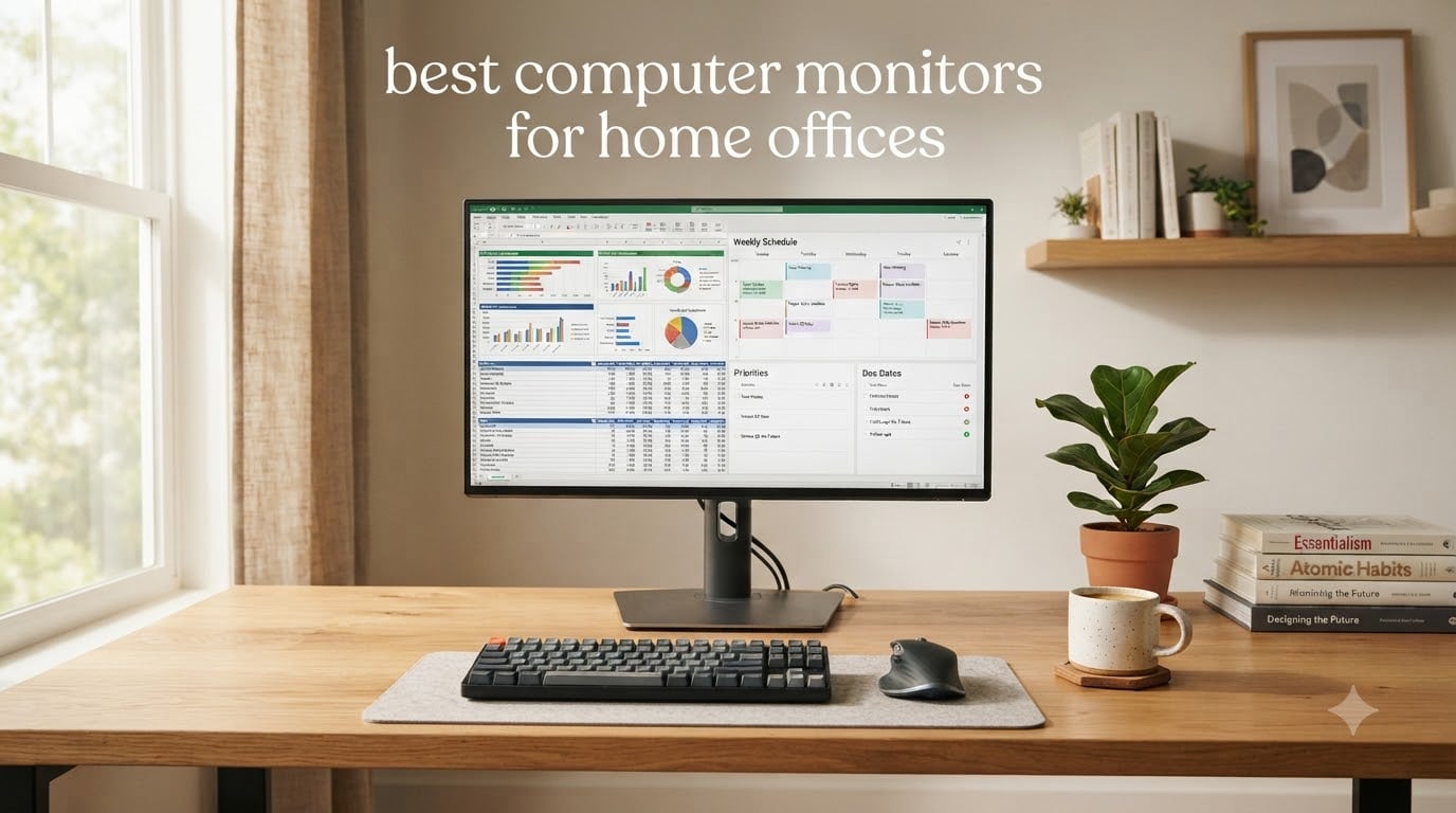 best computer monitors for home offices