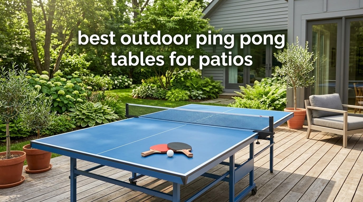 best outdoor ping pong tables for patios