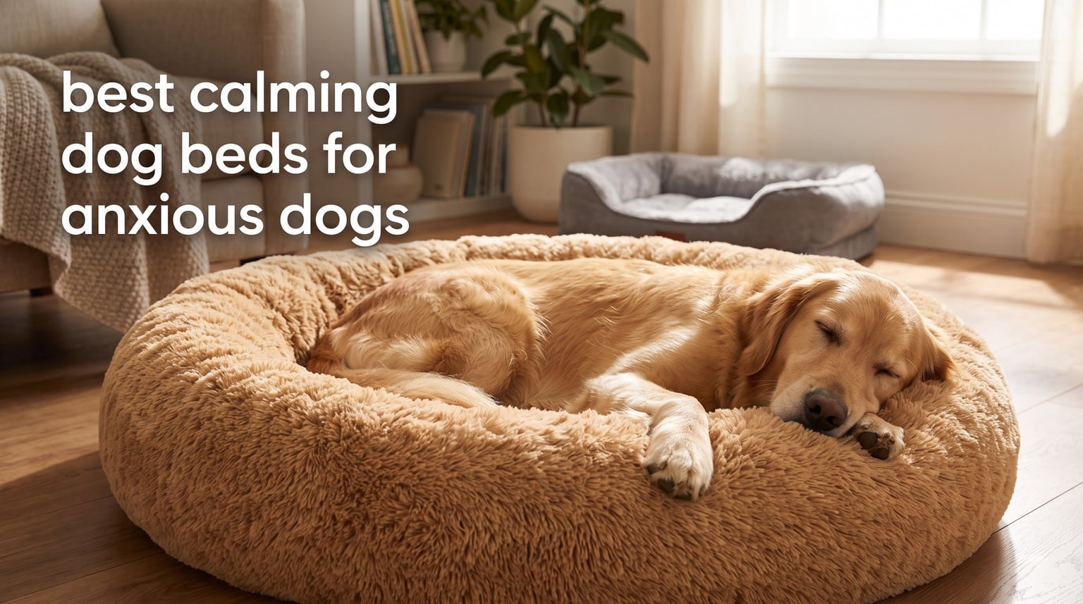 best calming dog beds for anxious dogs