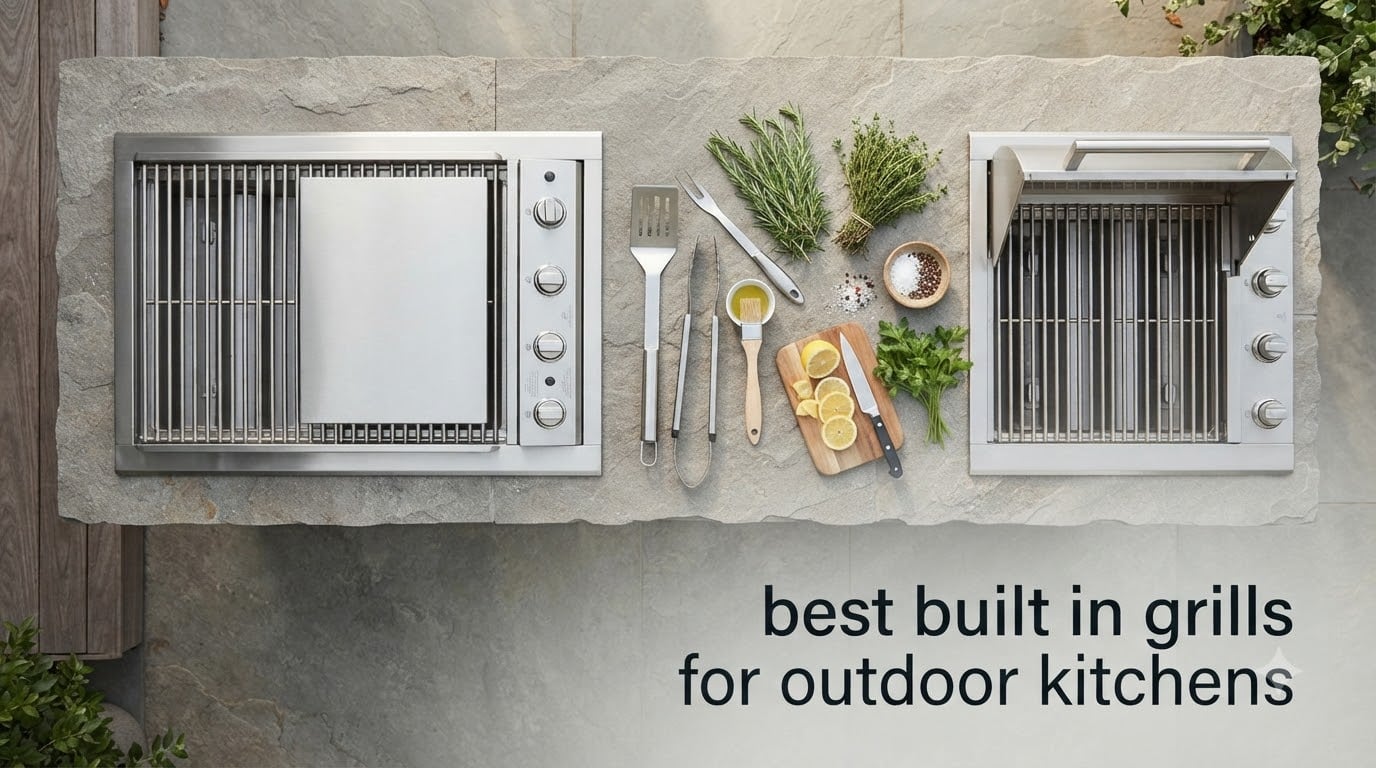 best built in grills for outdoor kitchens
