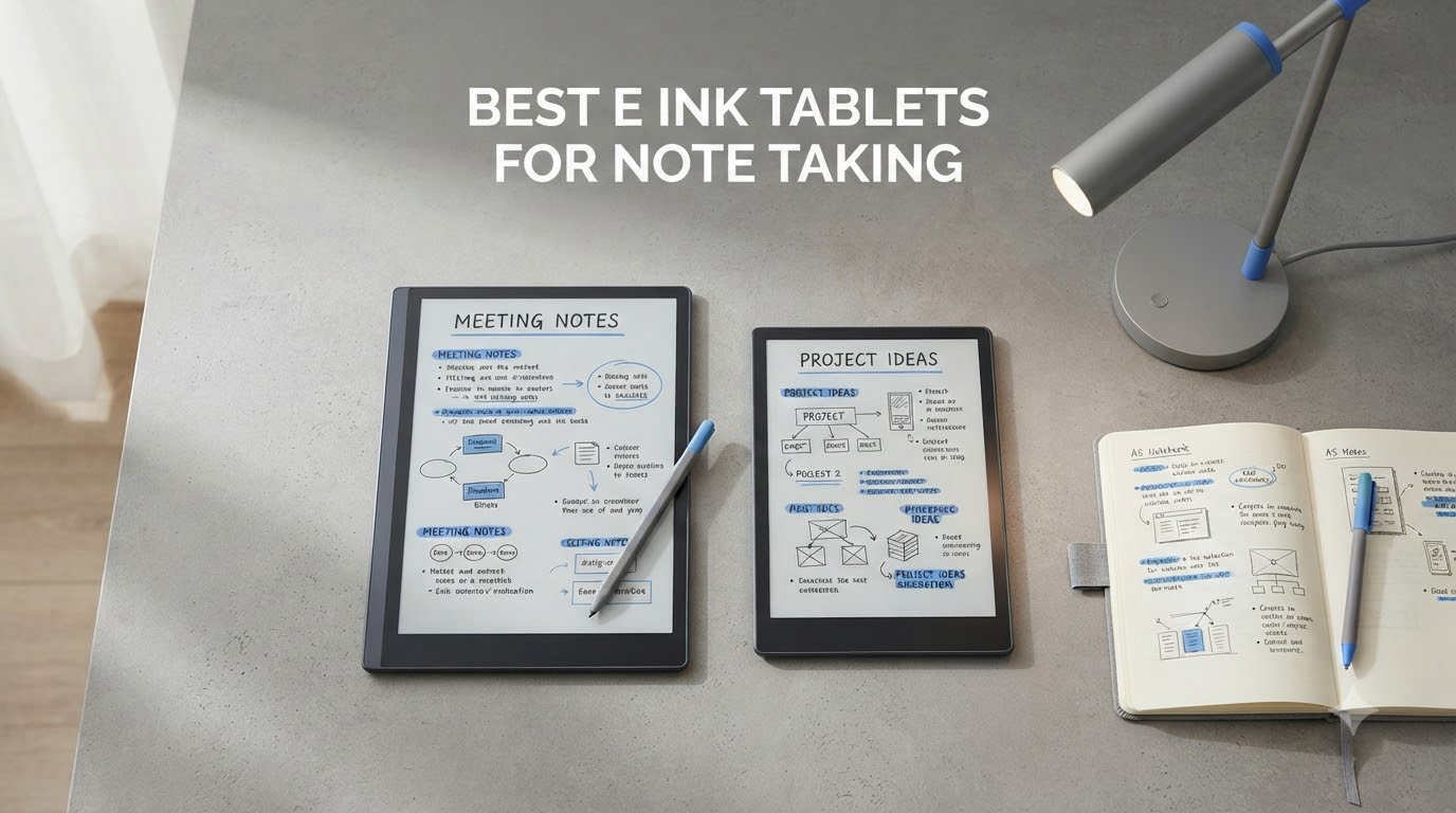 best e ink tablets for note taking