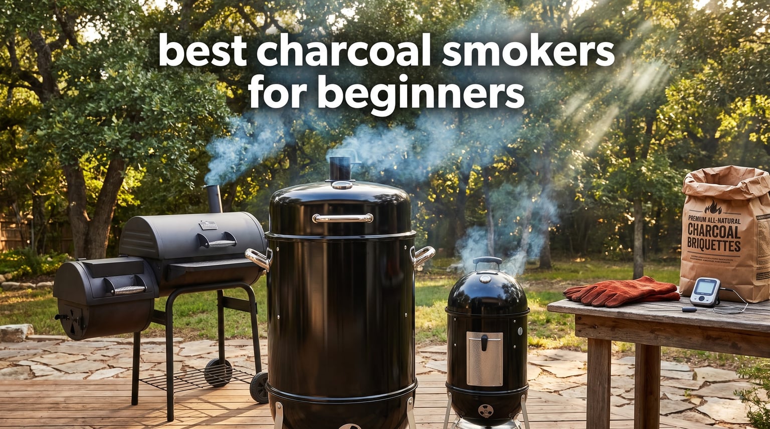 best charcoal smokers for beginners