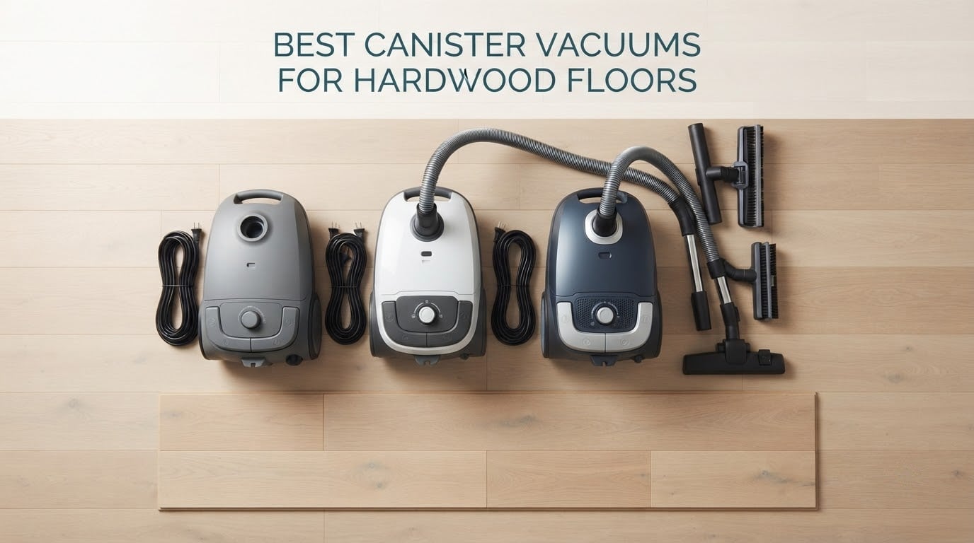best canister vacuums for hardwood floors