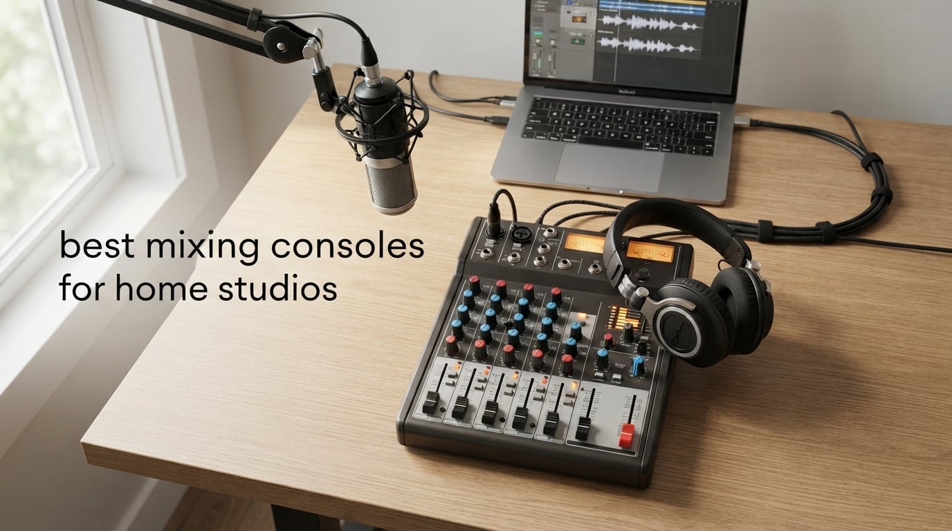 best mixing consoles for home studios