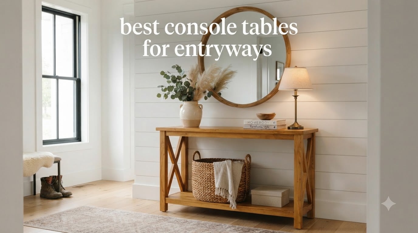 best console tables for entryways