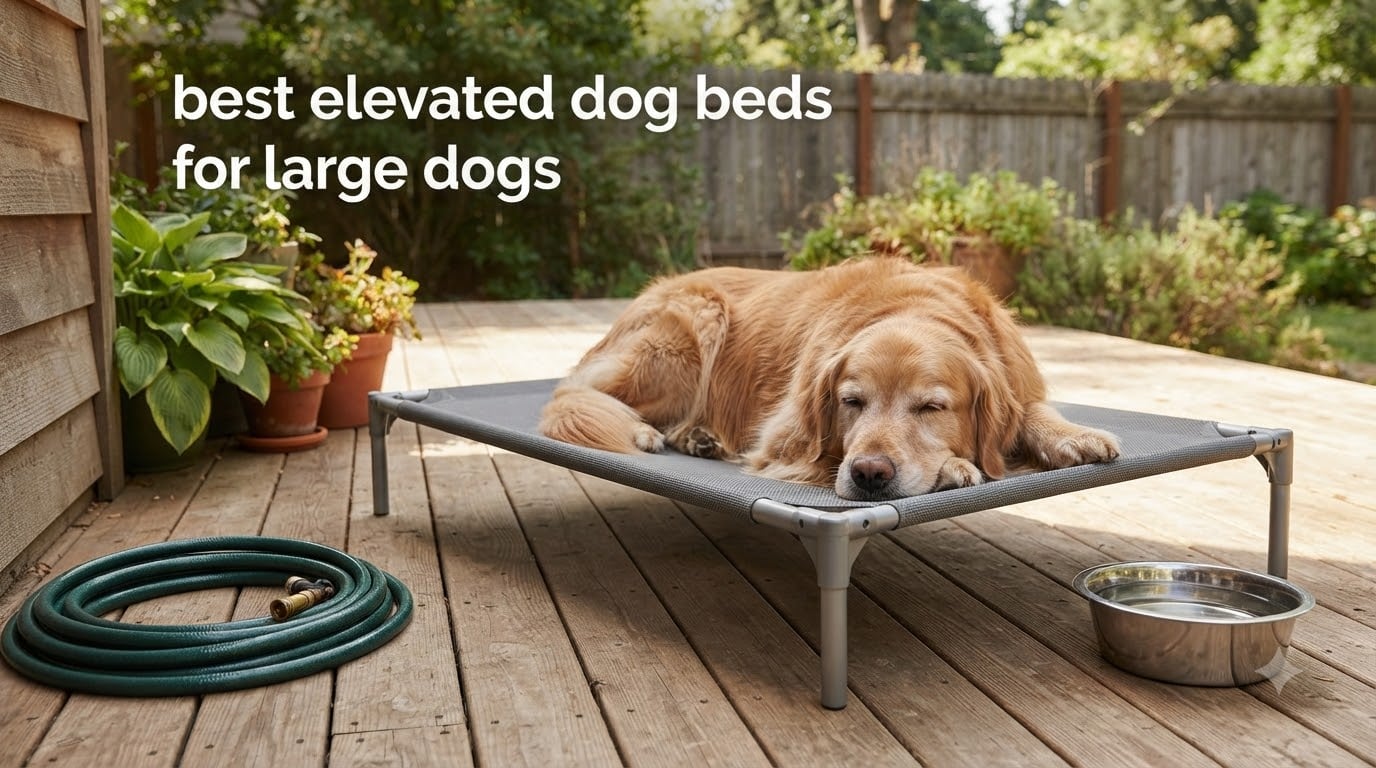 best elevated dog beds for large dogs
