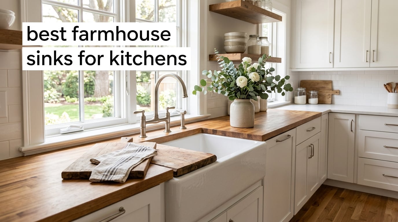 best farmhouse sinks for kitchens