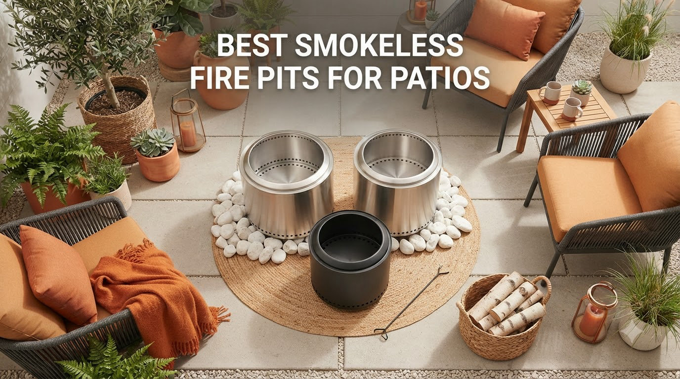 best smokeless fire pits for patios