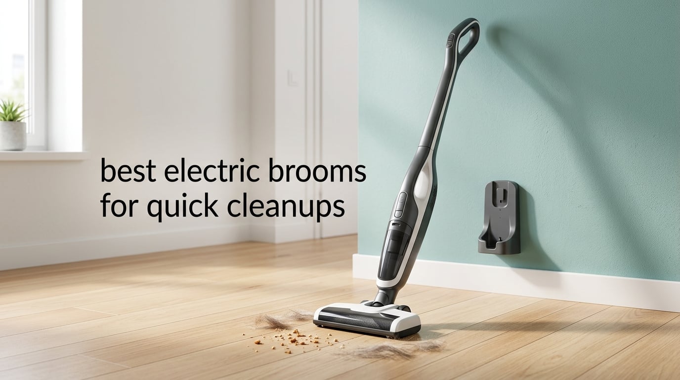 best electric brooms for quick cleanups