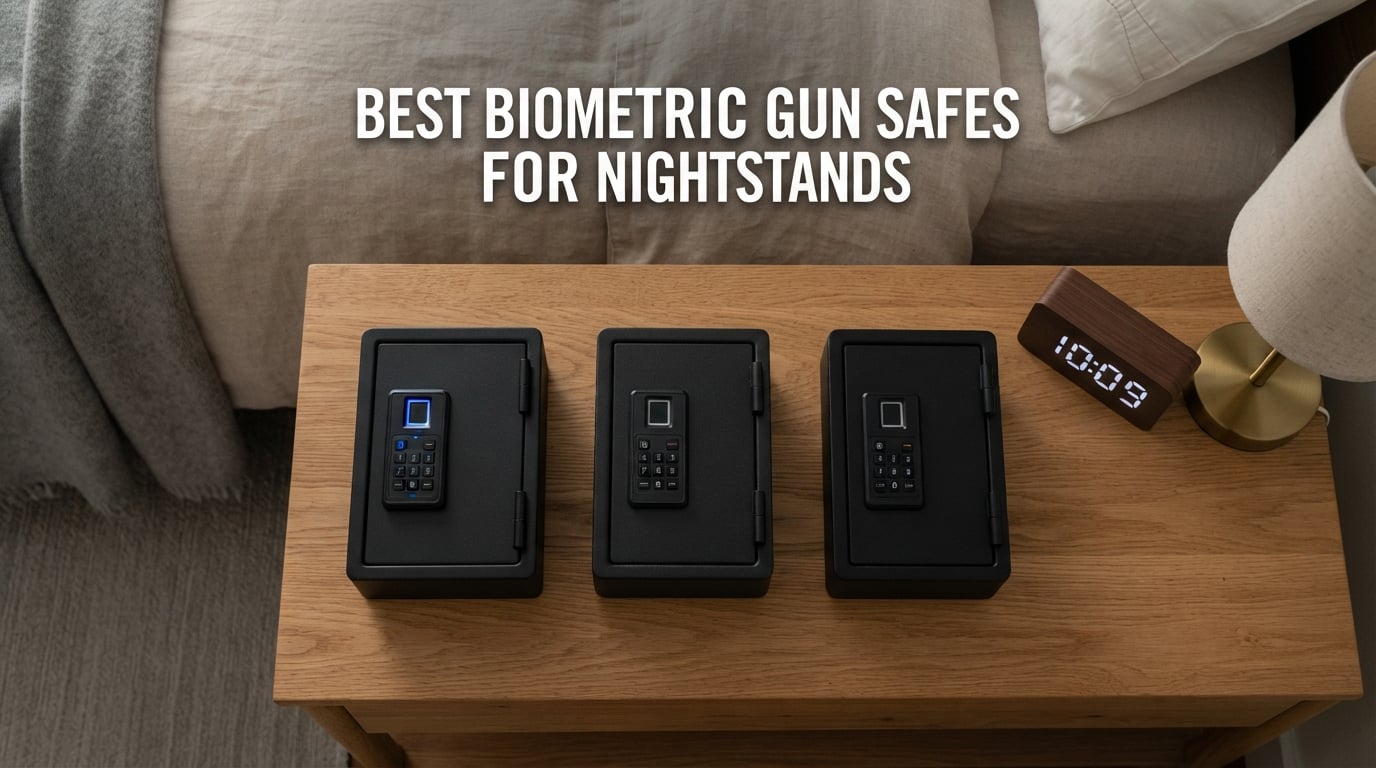 best biometric gun safes for nightstands