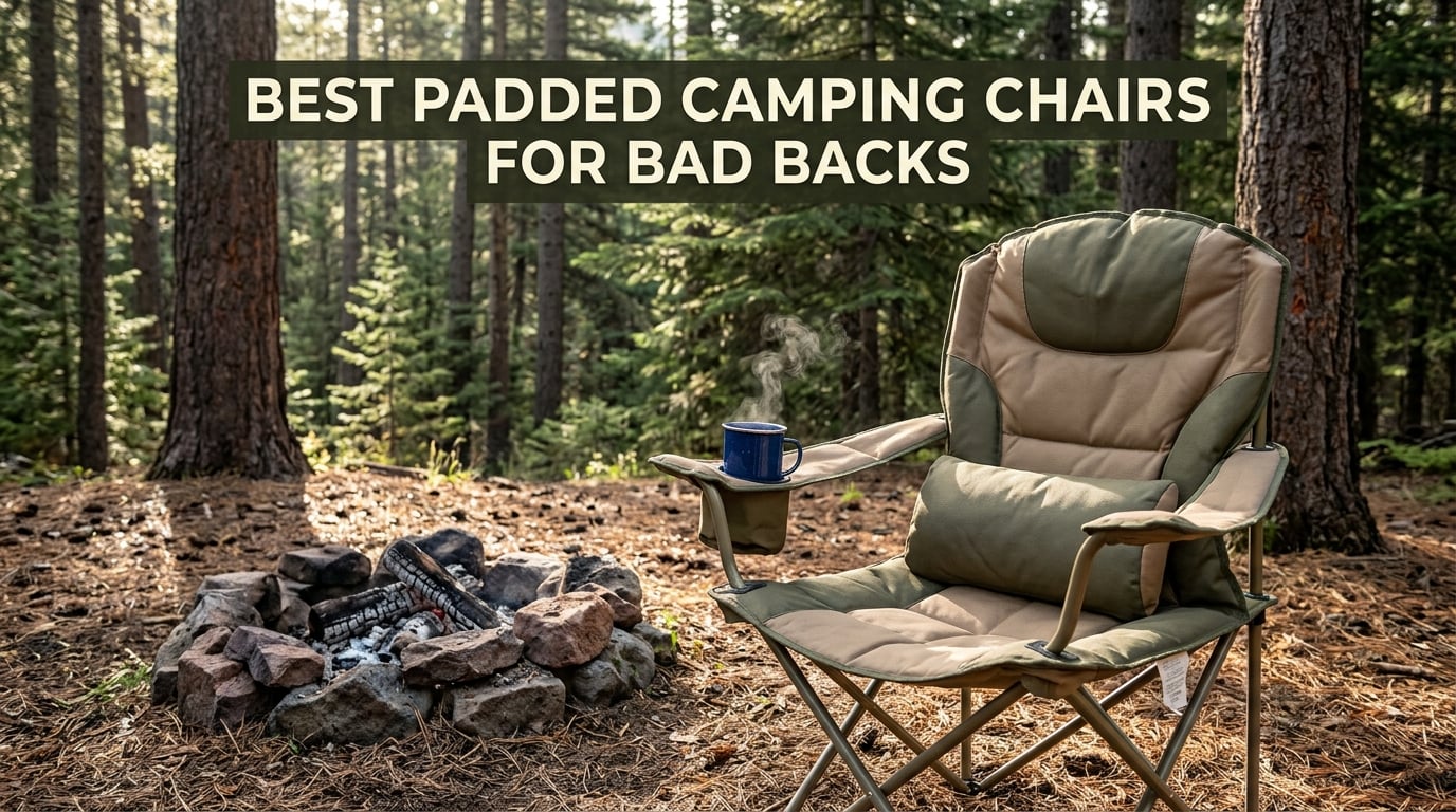 best padded camping chairs for bad backs
