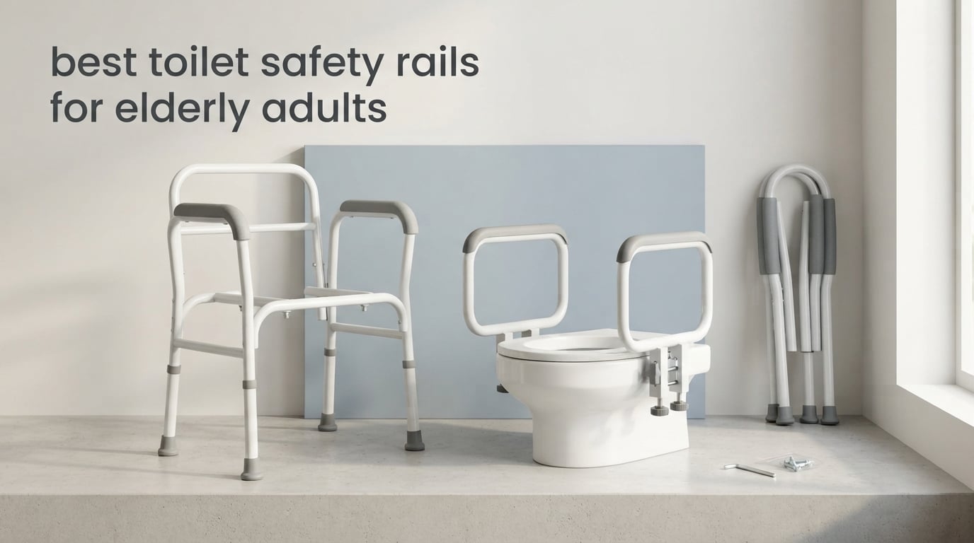 best toilet safety rails for elderly adults