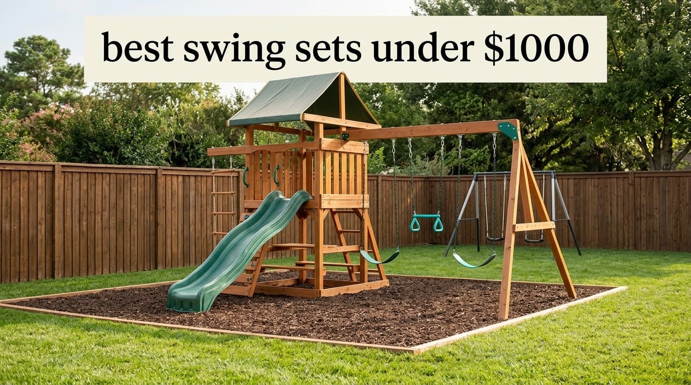 best swing sets under $1000