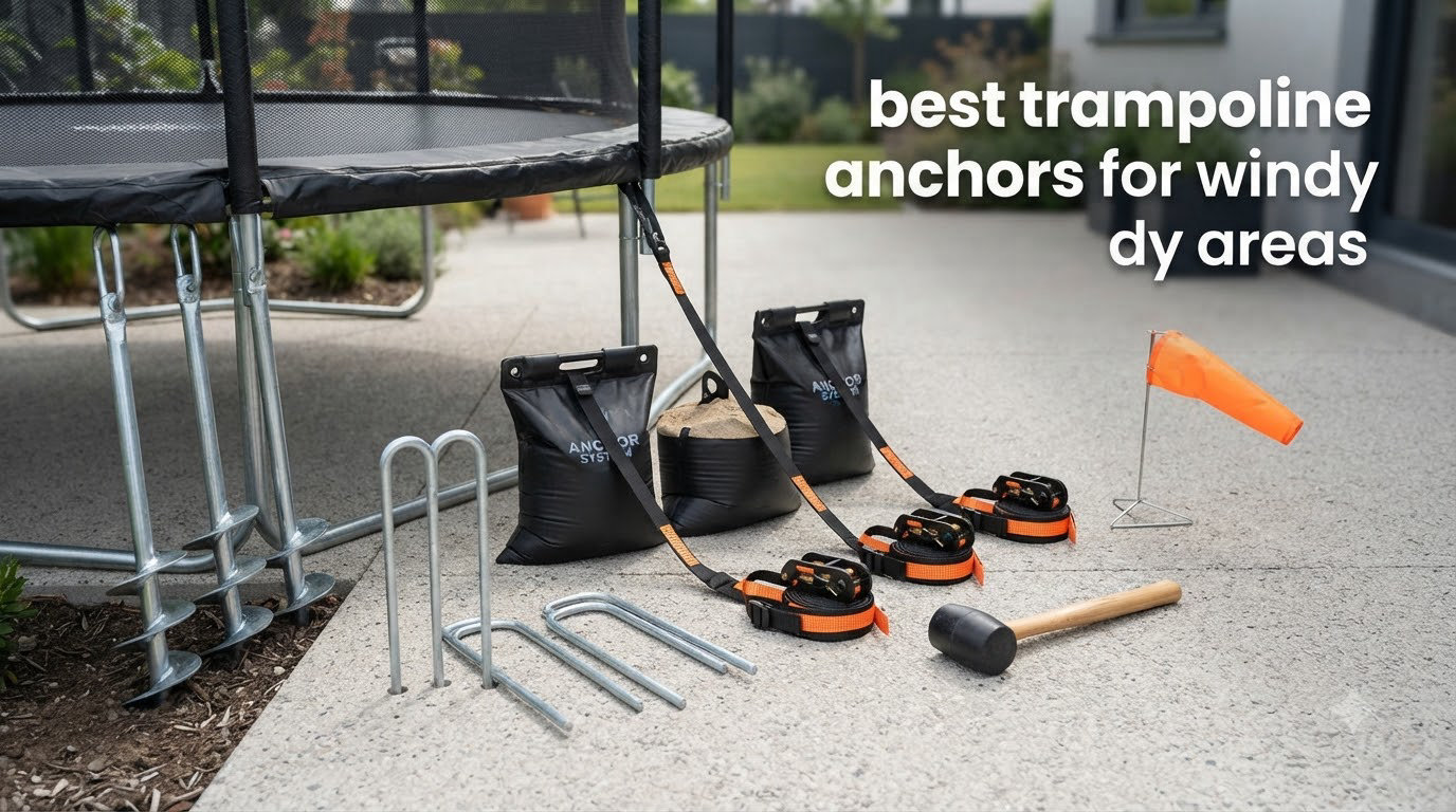 best trampoline anchors for windy areas