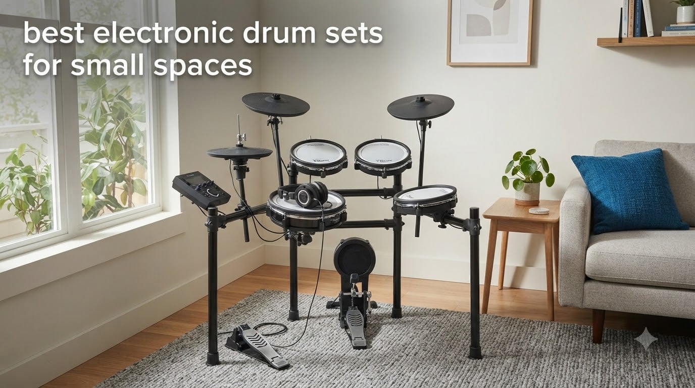 best electronic drum sets for small spaces