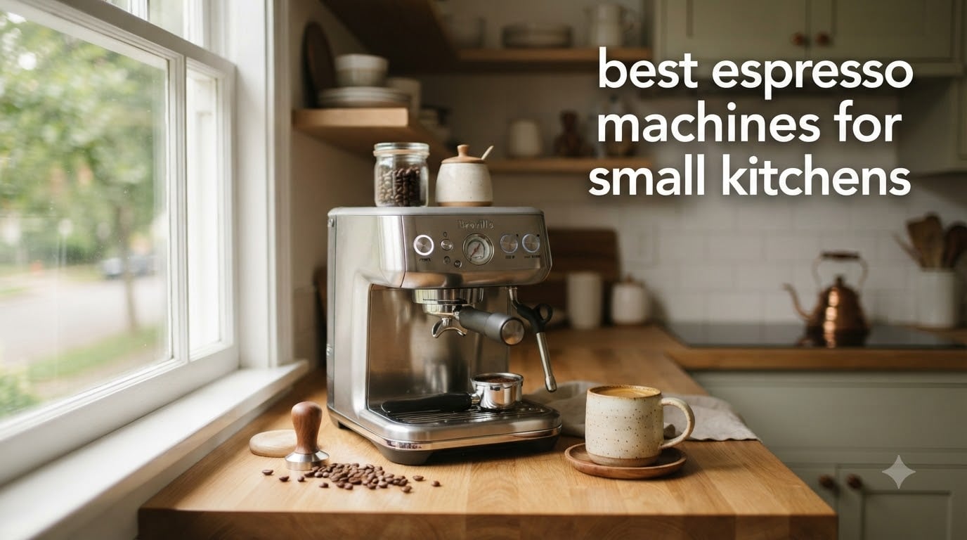best espresso machines for small kitchens