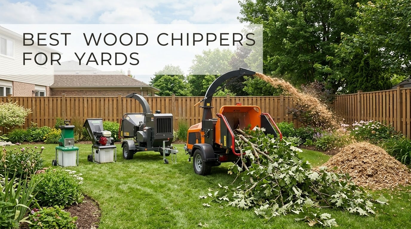 best wood chippers for yards