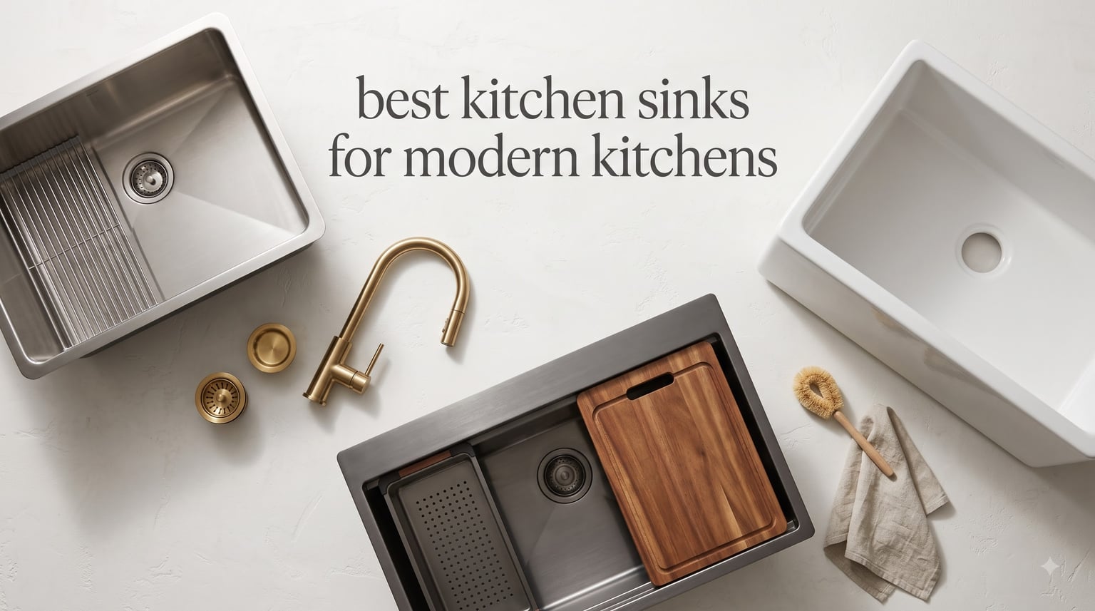 best kitchen sinks for modern kitchens
