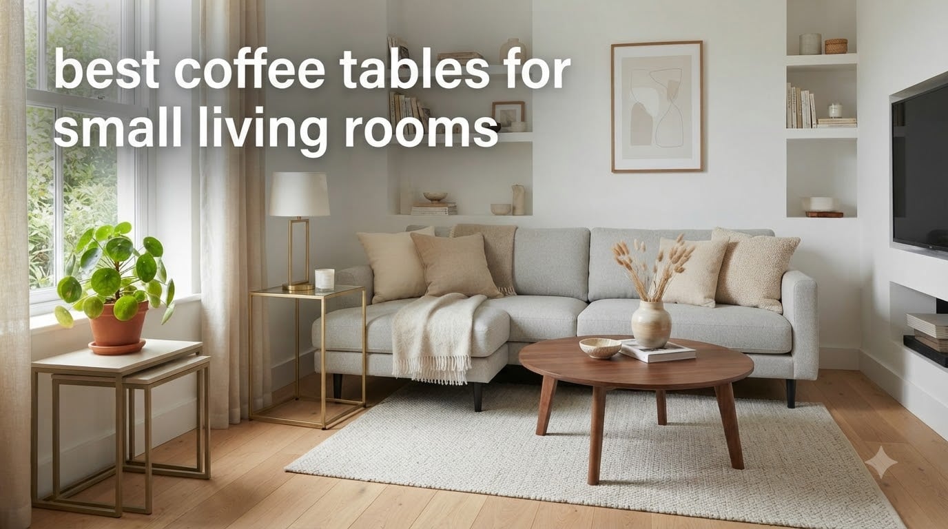 best coffee tables for small living rooms