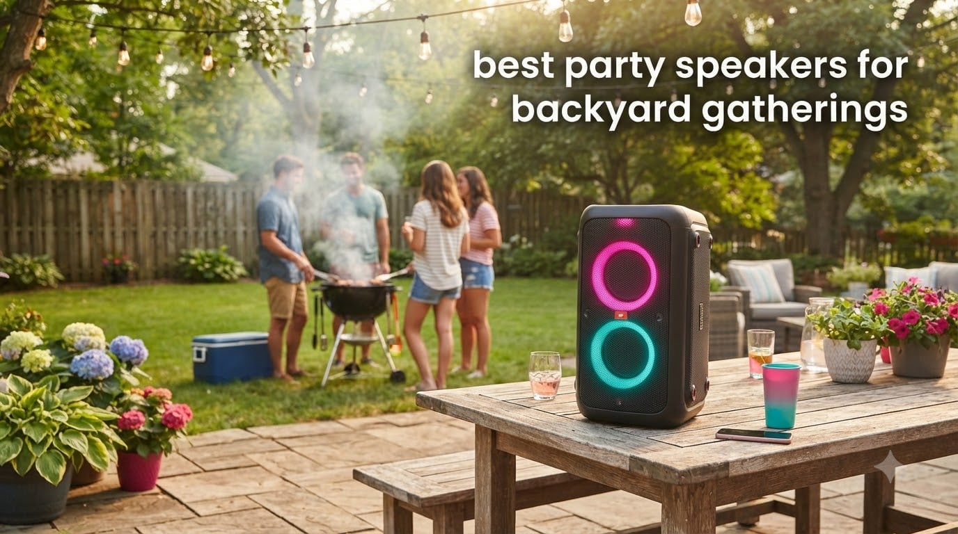best party speakers for backyard gatherings