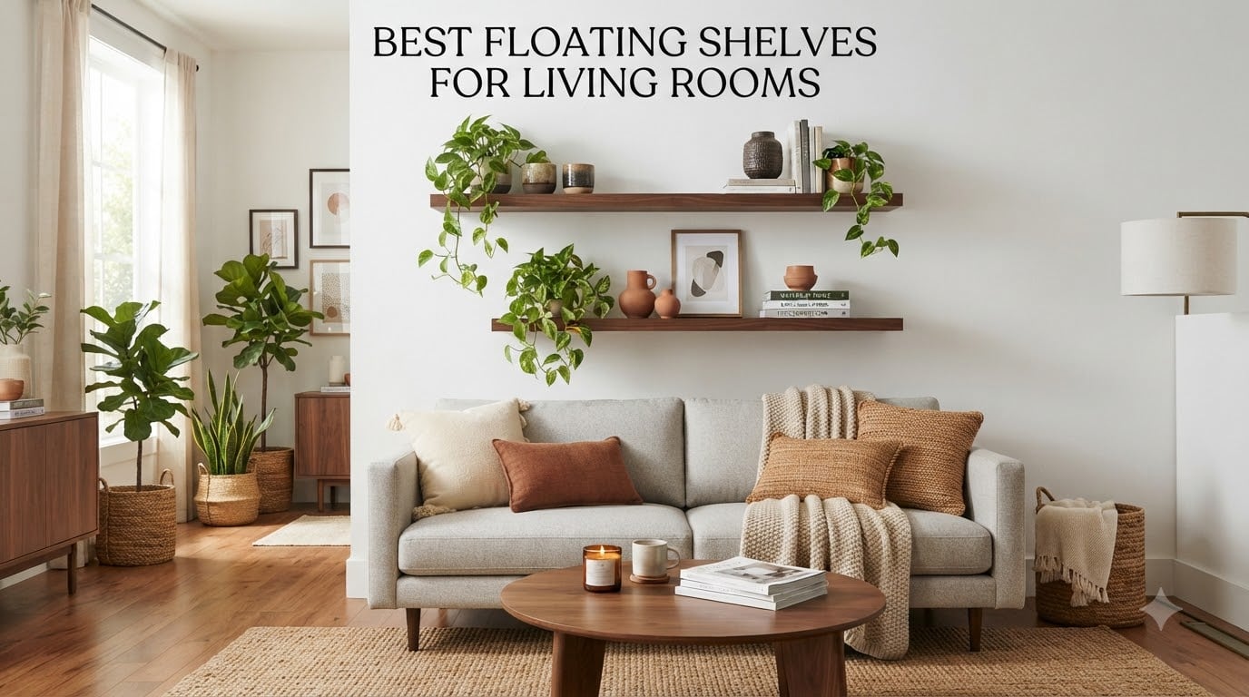best floating shelves for living rooms