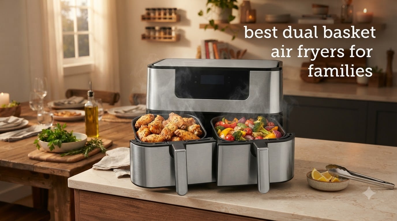 best dual basket air fryers for families