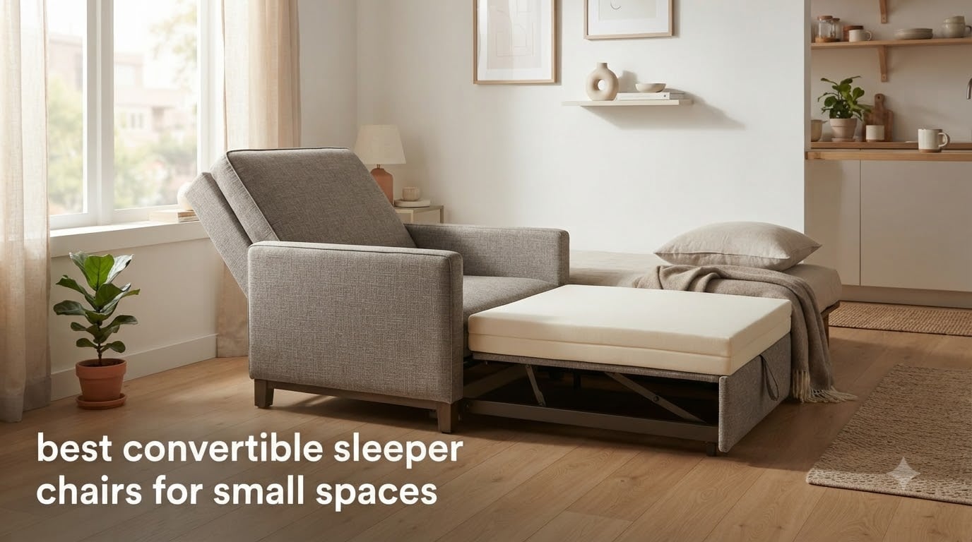 best convertible sleeper chairs for small spaces